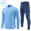 Manchester City Trainings Sweatshirt Quarter-zip 2024-25 Blauwe - Kids